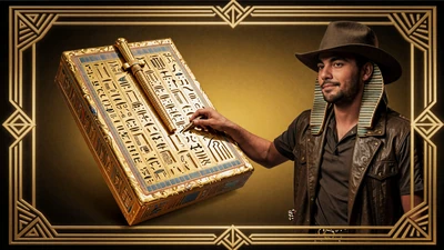 Book of Dead Slot mit &auml;gyptischem Goldbuch und Rich Wilde im Martin Casino