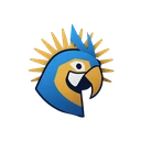 Martin Casino Logo - blauer Arapapagei